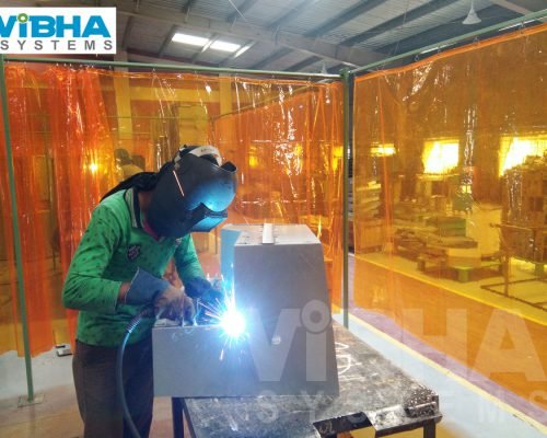 Welding Booth Strip Curtains Welding Booth Strip Curtains