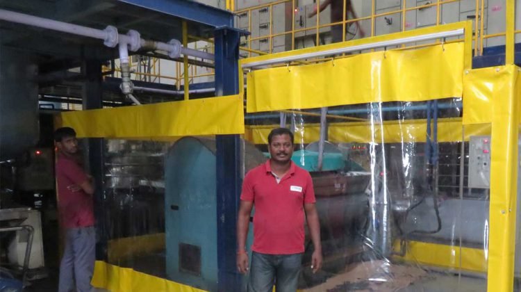 Machine enclosures curtains, partitions and machine guards curtains are versatile, economical and highly effective