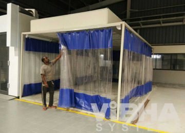 Paint and Spray Booth Curtains