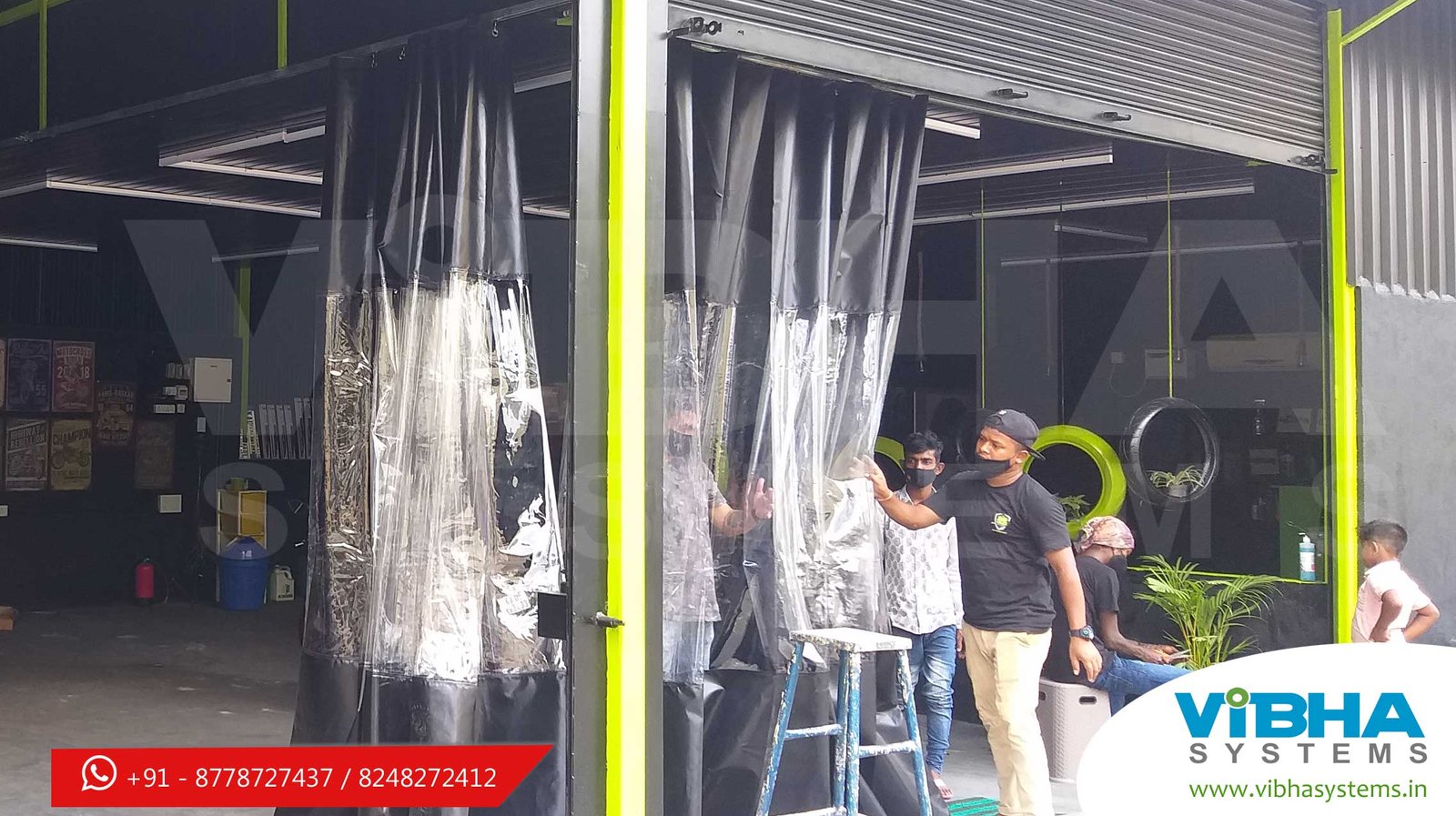 Portable wash bay curtains Sliding type car wash curtains india Foldable car wash curtains india Washable bay curtains Car wash area curtains Industrial wash down curtains Carwash curtain Industrial curtains