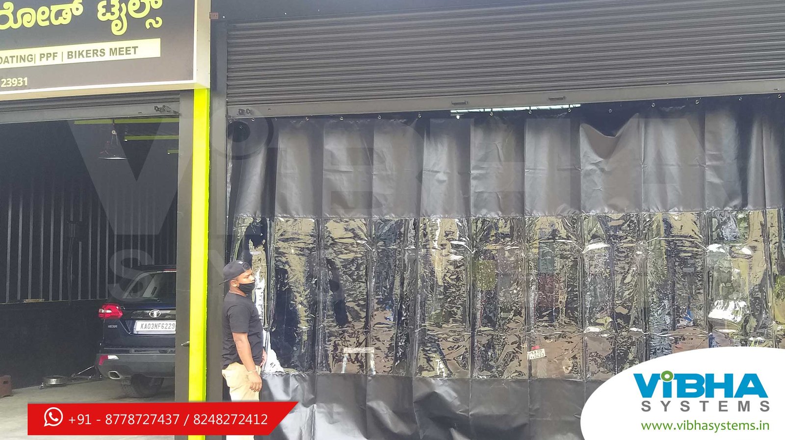 Portable wash bay curtains Sliding type car wash curtains india Foldable car wash curtains india Washable bay curtains Car wash area curtains Industrial wash down curtains Carwash curtain Industrial curtains